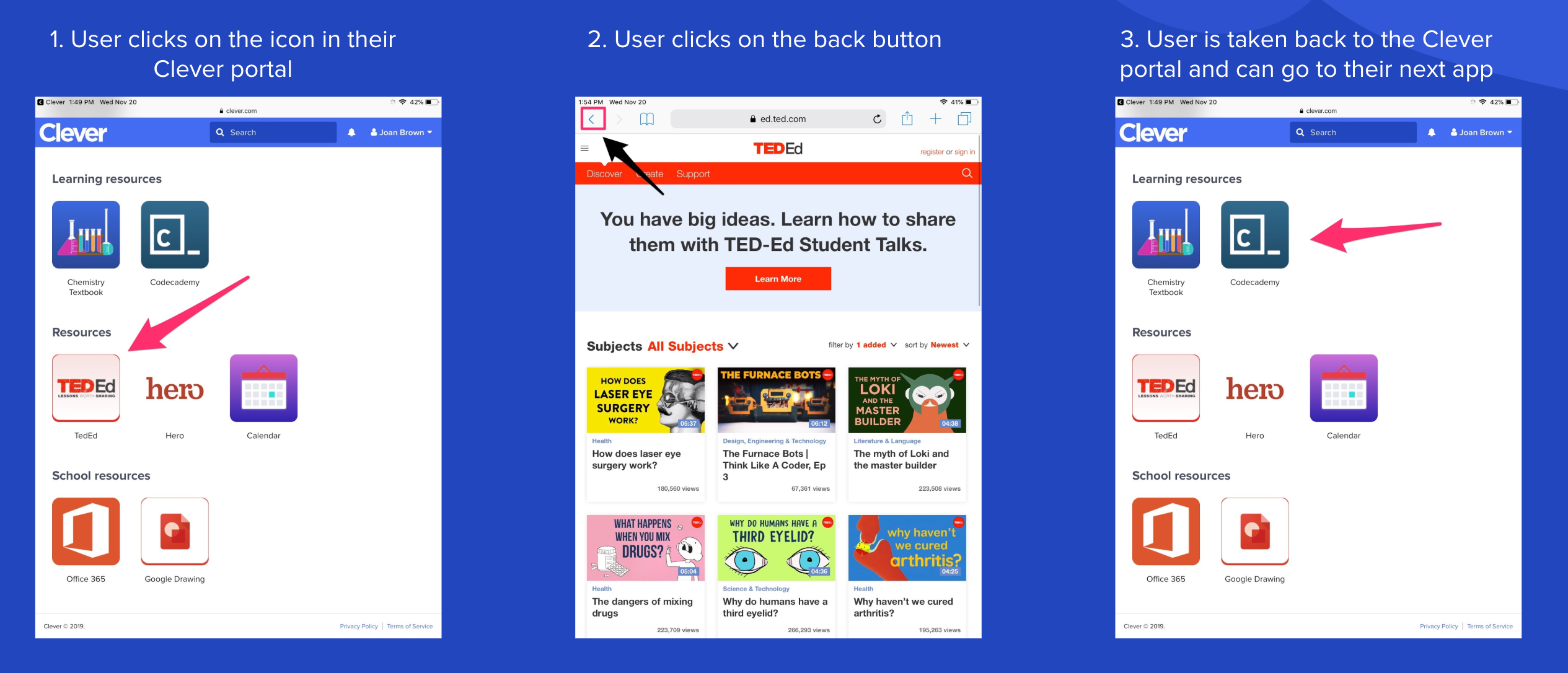 For Clever Admins iOS devices & the Clever app