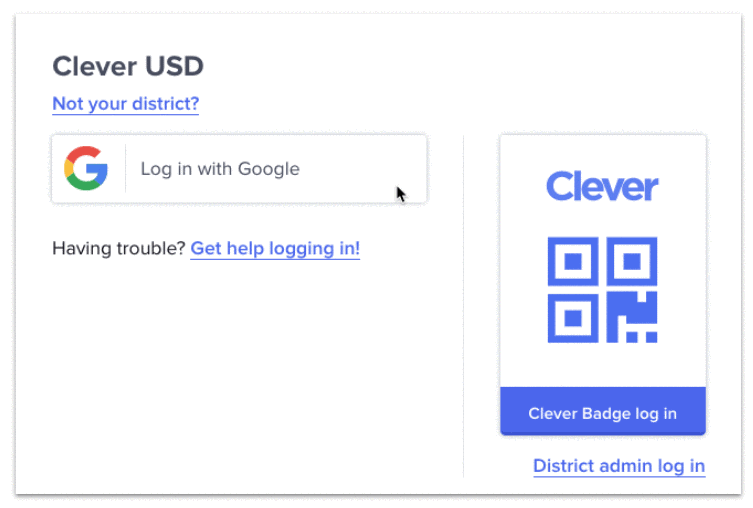 For Students: Troubleshooting - Logging in to Clever