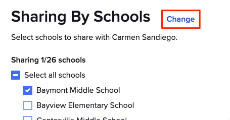 Sharing Permissions: Share by Rules