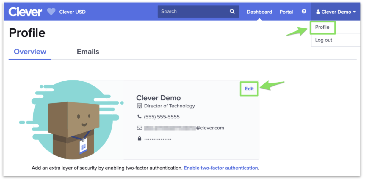 For Clever Admins: How do I reset my password?