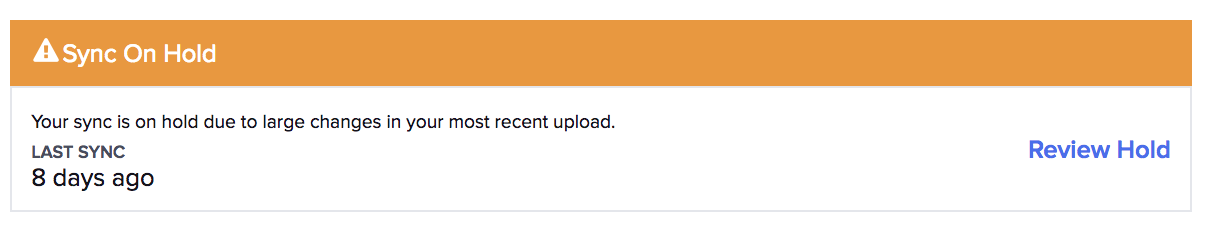 For Clever Admins: Sync Holds