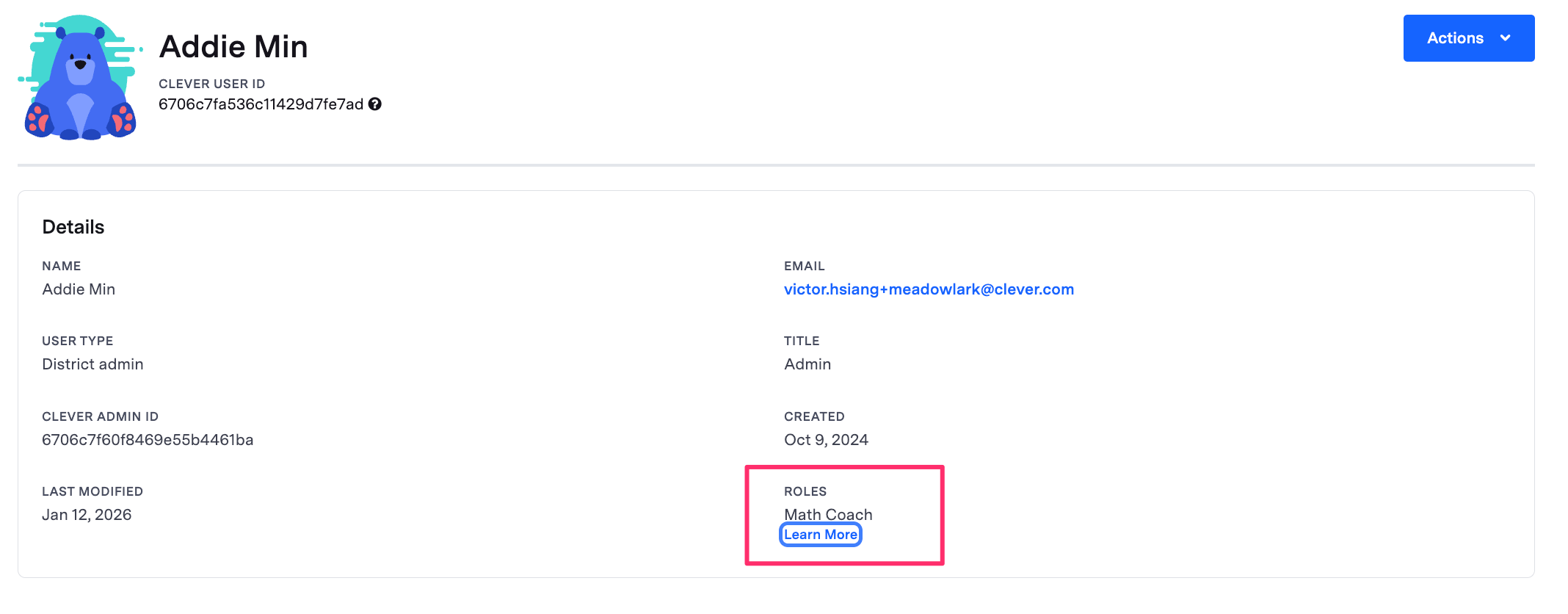 For Clever Admin: Custom admin roles