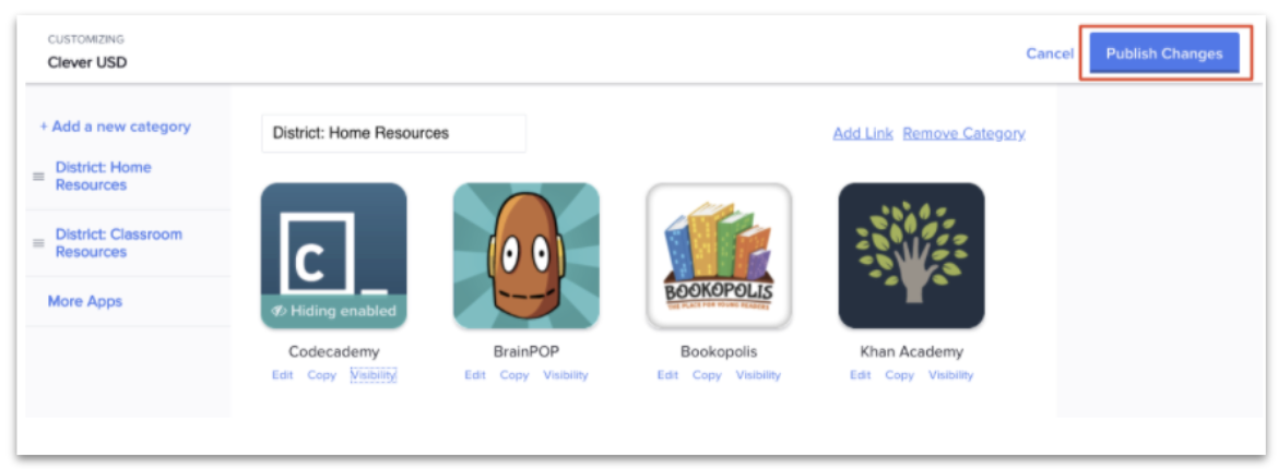 Clever Portal: Hiding Applications