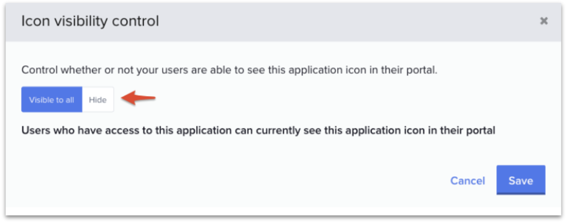 Clever Portal: Hiding Applications