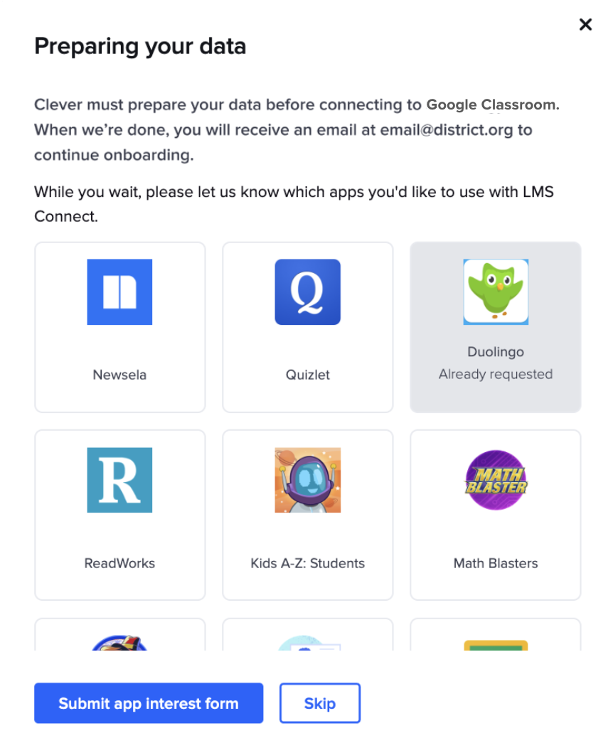 For Clever Admins: How to set up Clever LMS Connect
