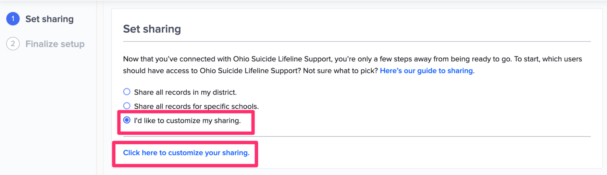 Clever Portal: Ohio Department of Education - 988 hotline
